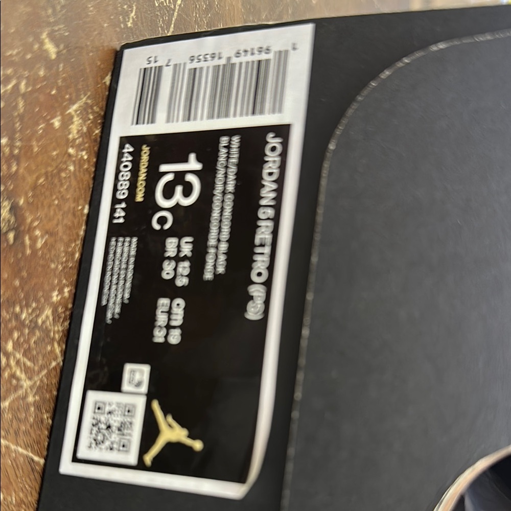 Jordan 5 Retro Size 13c  New with Box